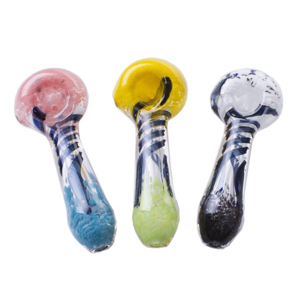 4.5" Double Dicro Fumed Pipe 3ct HP0316