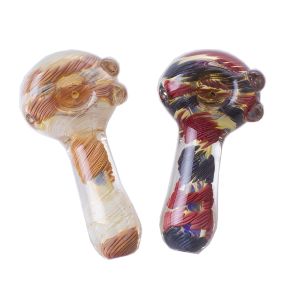 4.5" Heavy Art Fumed Pipe 3ct HP0317