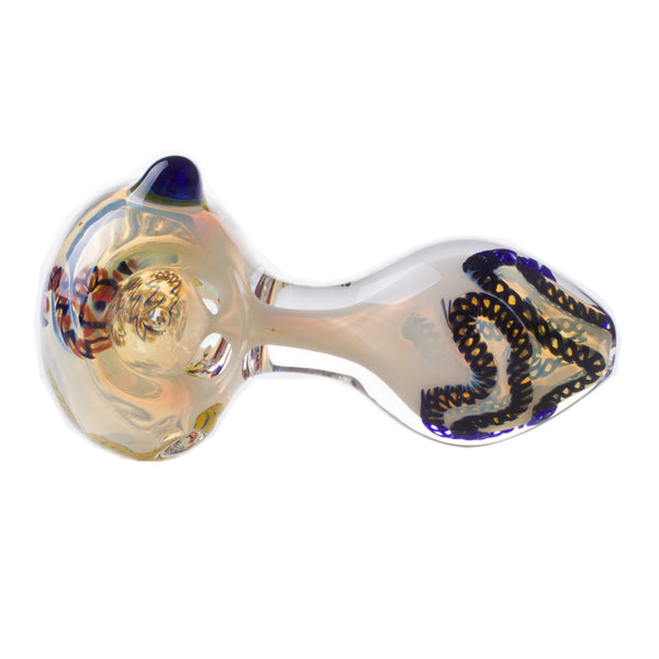 4.5" Candy Worked Pipe 3ct HP0318