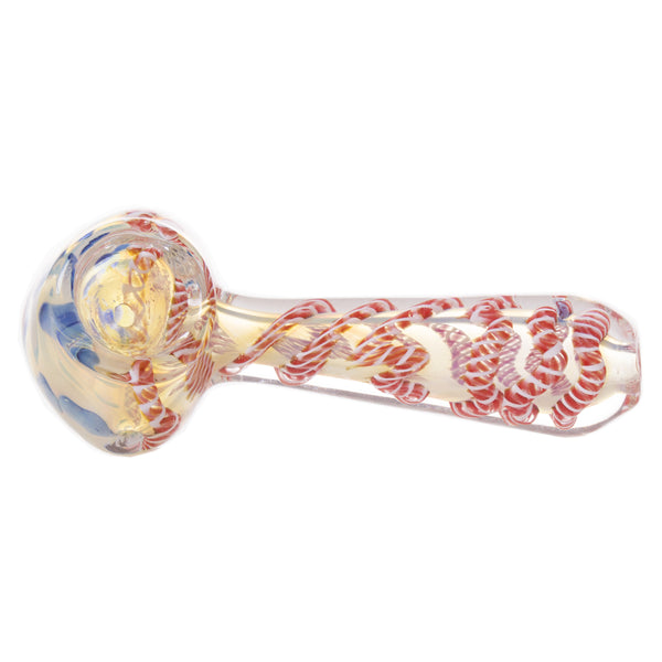 4.5" Candy Worked Twilled Pipe 3ct HP0331