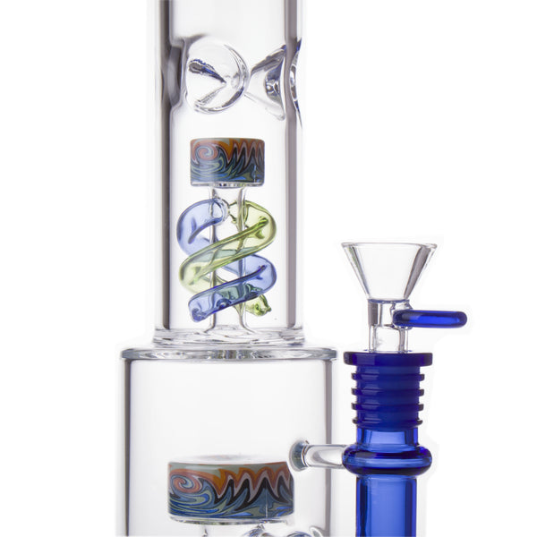 14" Double Chamber With Spring Perc WP0112